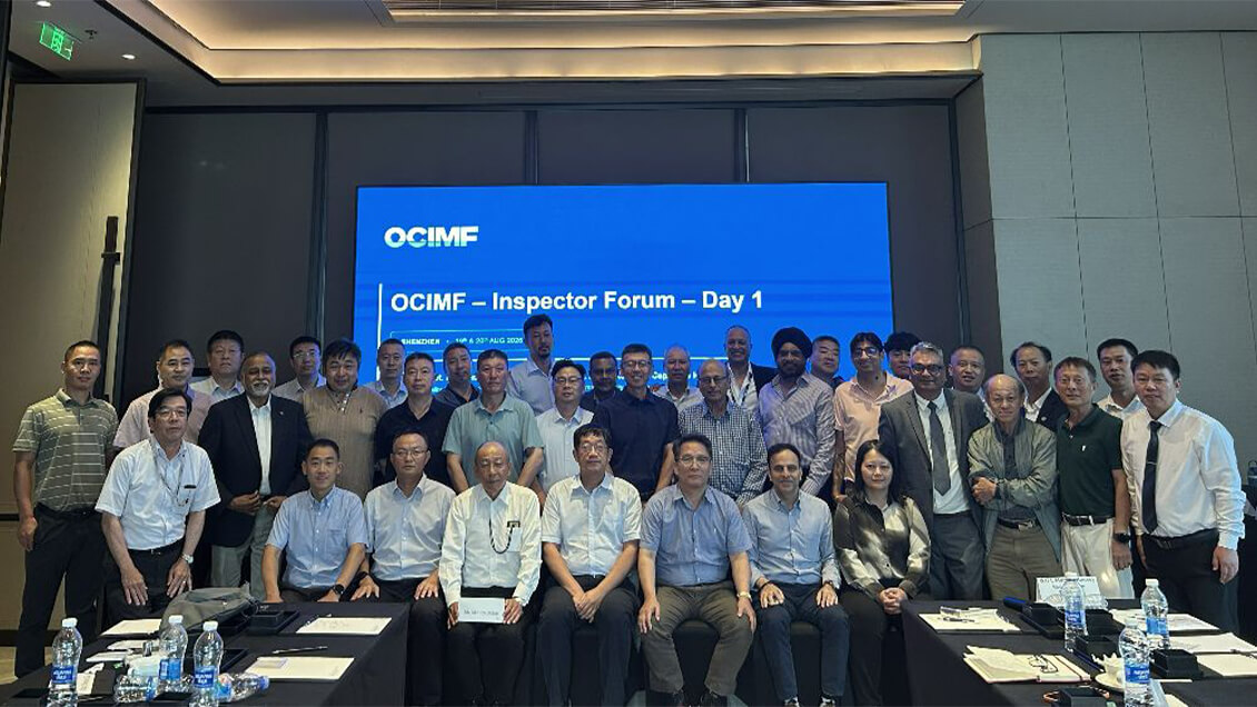 The team conducts a lively Inspector Forum.